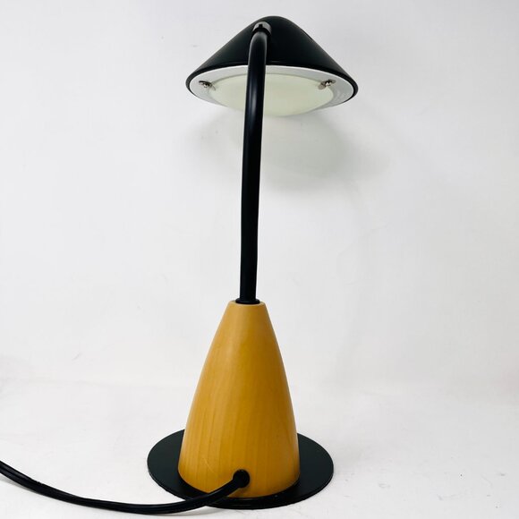 Vintage Memphis Style UFO Dome GEORGE KOVACS Halogen Desk Lamp Post Modern - Picture 8 of 15